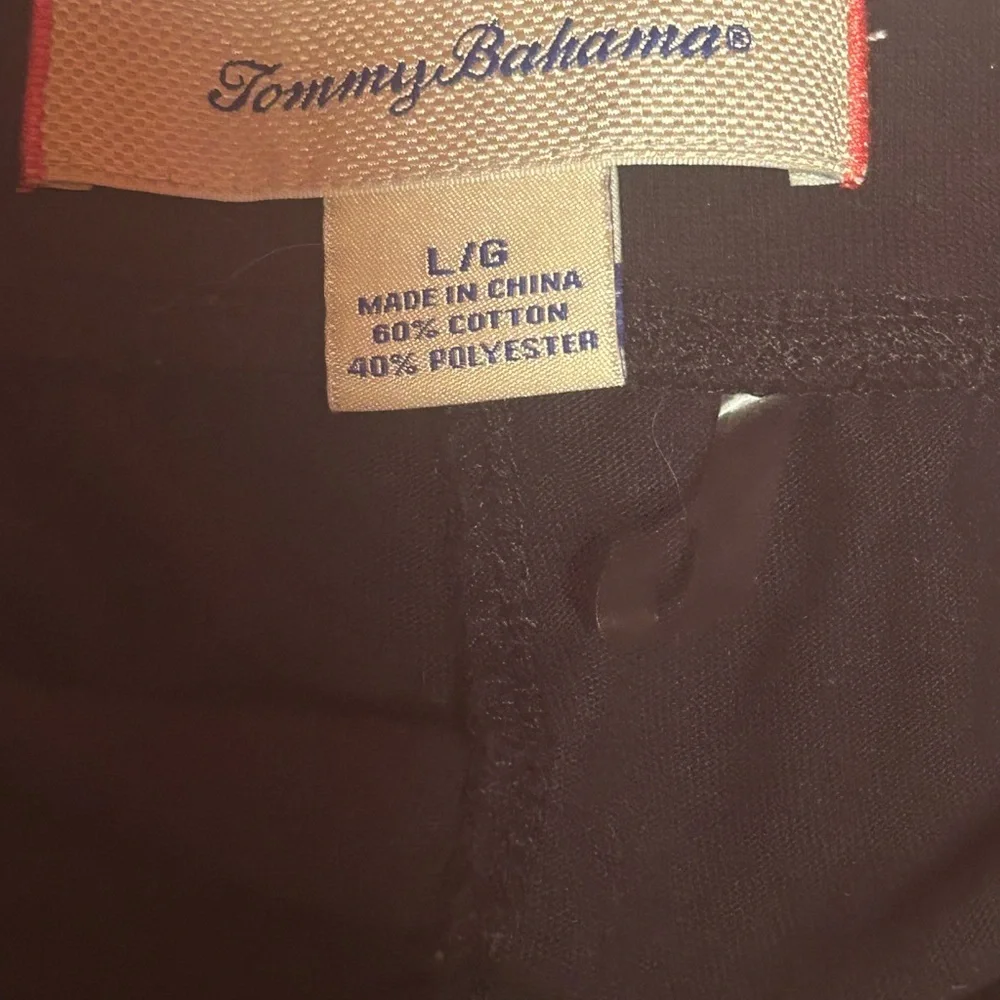 Tommy Bahama Marlin Logo Black Men’s Lounge Pants Sleepwear Size Large